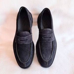 NIB Good Man Brand LEXINGTON Suede Loafers Shoes  - 9.5